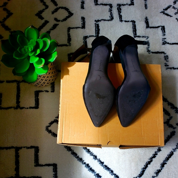 ZARA- Black Ankle Wrap Pumps - Picture 5 of 6